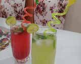 A picture of step 3 of Mint and Strawberry Mojito 🍋🍓.