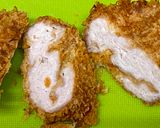 A picture of step 4 of Japanese Tonkatsu Roll.