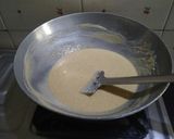 A picture of step 1 of Nutty chocolatey sukhdi.
