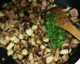 A picture of step 5 of Cajun Ham Hash.