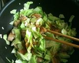 A picture of step 3 of Cabbage and Chicken Asian Stir-fry.