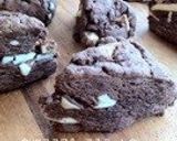 A picture of step 12 of Coffee & Chocolate Scones with Pancake Mix.
