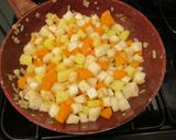 Bableves 🥣 lila 🟣 lóbabbal és füstölt 🐖 francia🇫🇷 csülökkel 🔥 recept fázis 7 fotója