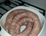 A picture of step 5 of Bratwurst.