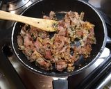 Une image de l'étape 4 de Jambon cru epicé au pecorino, ail et persil (pour pâtes ou tartines).