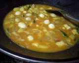 Foto langkah ke 6 dari resep Lodeh kentang,tahu,tempe telur puyuh.
