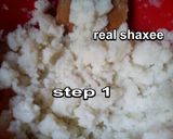 A picture of step 1 of Yam boll.