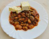 Φωτογραφία βήματος 4 της συνταγής Κουκιά λαδερά με σπιτική ντομάτα!
