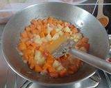 A picture of step 2 of Creamy Carrot Soup.