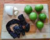 A picture of step 1 of Tlacoyos Drowned in Pasilla Sauce.