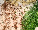 Brokkoli a kékpenészes sajt és snidling ölelésében recept fázis 5 fotója