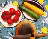 Hình bước làm 1 của món Ratatouille