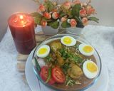 A picture of step 5 of Chicken with chickpea eggs 🥚murg choly with eggs.