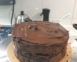 Foto langkah ke 17 dari resep Bolu Coklat Kurma (Tepung Almond) Gluten Free.