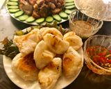 Hình bước làm 3 của món Ba chỉ chiên sả ớt