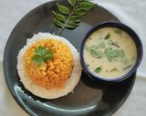 A picture of step 7 of Sukhi Moong dal and kadhi (Gujarati).