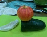 Hình bước làm 2 của món Em chó (cún) bằng bưởi