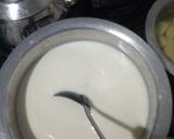A picture of step 2 of Home made mozzarella cheese.