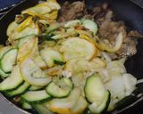 Foto del paso 2 de la receta: Salteado🍜🍛🍲 de berenjenas tatemadas y calabacines🧆🌯🥙