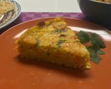A picture of step 4 of Corndog Pie.