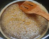 A picture of step 3 of Jaggery Mysore Pak.