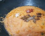 A picture of step 6 of Pasta Butter Masala.