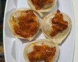 A picture of step 8 of Momos and dip.