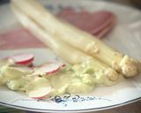Une image de l'étape 3 de Asperges sauce avocat.