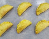 Foto del paso 7 de la receta: 🥟🍗🥓🍄🟫Empanadas de pollo desmechado, panceta, verdeo y champiñones 🍄🟫 🥓🍗🥟Masa de papa