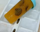 A picture of step 8 of Muskmelon Grapes Popsicles.