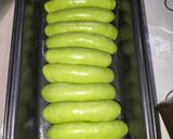 Foto langkah ke 3 dari resep Roti sisir pandan.