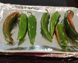 A picture of step 2 of Crab and Shrimp Enchiladas with Hatch Chili Sauce.