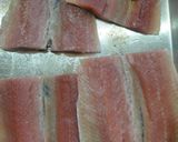 A picture of step 4 of Seasonal Pacific Saury in Teriyaki Sauce.
