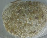 A picture of step 3 of Crystallised Ginger Oat biscuits.