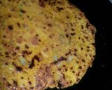 A picture of step 2 of Daliya paratha.