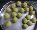 A picture of step 4 of Sweet Potato Gulab Jamun (Sweet Potato Balls in sugar syrup).