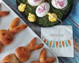 Húsvétra csokival töltött nyuszi kalácsok recept fázis 5 fotója