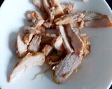 A picture of step 1 of My Left over chicken with Salad & Yogurt Mint Sauce.