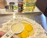 Foto langkah ke 2 dari resep Homemade Basil Pasta Dough.