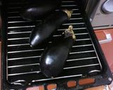 A picture of step 1 of Yuzu Pepper Chilled Pasta with Grilled Eggplant.