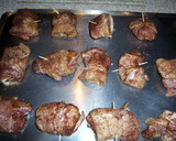 A picture of step 7 of OMG Chicken Bacon Roll Ups.