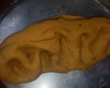 A picture of step 8 of Gujrati masala puri with aloo sabji.