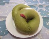 A picture of step 10 of Matcha Tofu Bagel.