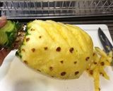 A picture of step 8 of Simple Pineapple Cutting Technique.