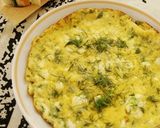 A picture of step 4 of Dill & Cottage Cheese Frittata.