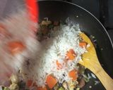 A picture of step 4 of Stir fried rice.