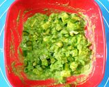 A picture of step 5 of Tricolour Paneer Mayo Veg Toast.