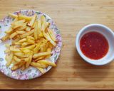 A picture of step 1 of Air Fried French Fries with Chilli Sauce 🍟🌶.