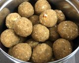 A picture of step 21 of Methi Coconut Laddu.