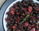 A picture of step 4 of Amaranth and Hara cholia Curry.
